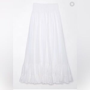 American Eagle High Waisted Tiered Maxi Skirt